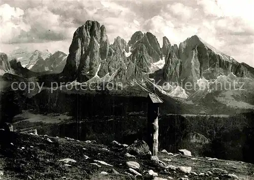 AK / Ansichtskarte Groeden Tirol Langkofelgruppe Dolomiten Gruppo del Sassolungo Kat. Italien