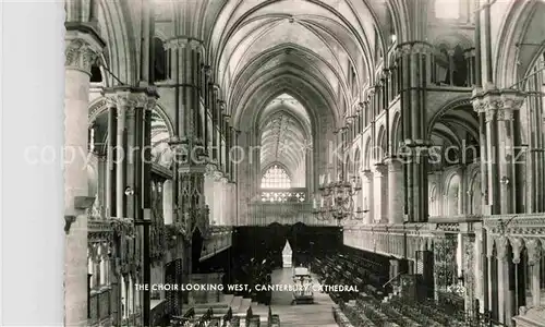 AK / Ansichtskarte Canterbury UK Cathedral Choir Valentines Postcard Kat. Canterbury