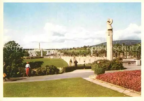 AK / Ansichtskarte Oslo Norwegen Fra Vigelandsanlegget Denkmal Kat. Oslo