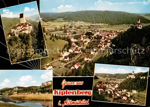 AK / Ansichtskarte Kipfenberg Altmuehltal Panorama Burg Partie am Fluss Kat. Kipfenberg