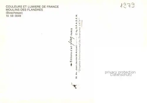 AK / Ansichtskarte Boeschepe Moulins des Flandres Collection Couleurs et Lumiere de France Kat. Boeschepe