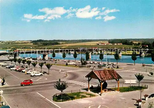 AK / Ansichtskarte Remich Esplanade et Pont sur la Moselle Kat. Luxemburg