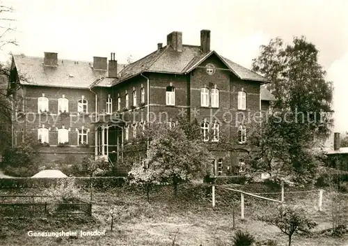 AK / Ansichtskarte Jonsdorf Genesungsheim Kat. Kurort Jonsdorf