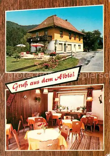 AK / Ansichtskarte St Blasien Cafe Restaurant Albtalstueble  Kat. St. Blasien