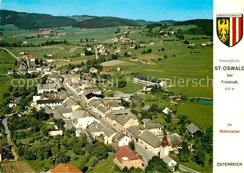 AK / Ansichtskarte St Oswald Freistadt Fliegeraufnahme Kat. Freistadt