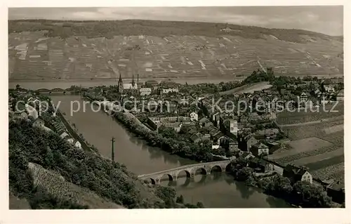 AK / Ansichtskarte Bingen Rhein Panorama Nahe Niederwald Kat. Bingen am Rhein