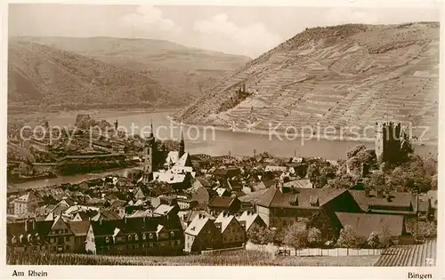 AK / Ansichtskarte Bingen Rhein Totalansicht  Kat. Bingen am Rhein