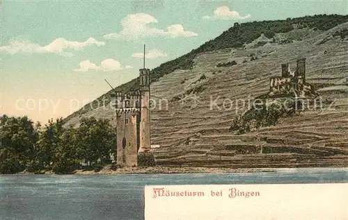 AK / Ansichtskarte Bingen Rhein Maeuseturm Kat. Bingen am Rhein