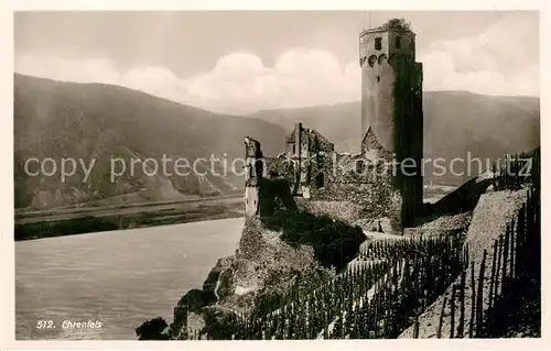 AK / Ansichtskarte Bingen Rhein Burgruine Ehrenfels Kat. Bingen am Rhein