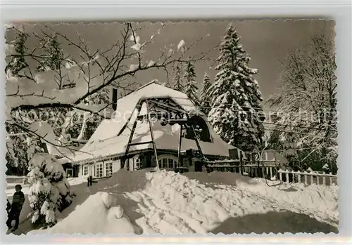 AK / Ansichtskarte Winterberg Hochsauerland Bobhaus Restaurant Kat. Winterberg