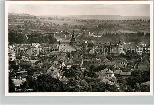 AK / Ansichtskarte Zweibruecken Panorama Kat. Zweibruecken