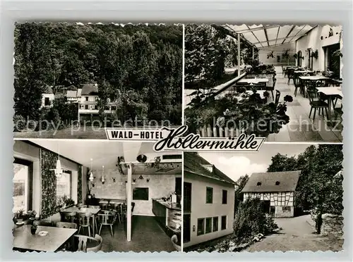 AK / Ansichtskarte Holzhausen Haide Wald Hotel Hollermuehle Terrasse Gastraum Kat. Holzhausen an der Haide