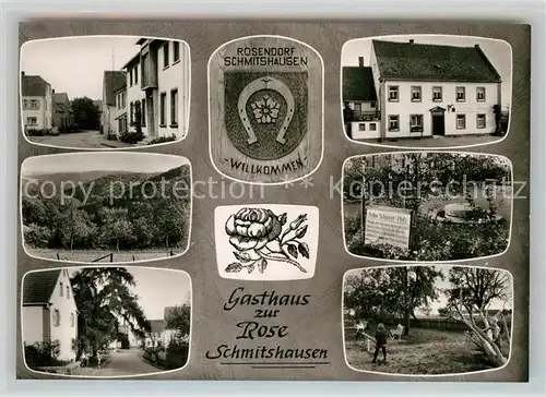 AK / Ansichtskarte Schmitshausen Gasthaus zur Rose Teilansichten Kat. Schmitshausen