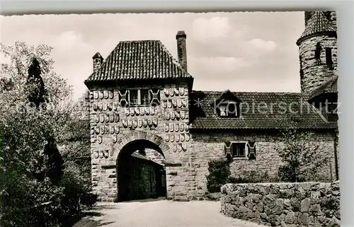 AK / Ansichtskarte Weinheim Bergstrasse Wachenburg Wappentor Kat. Weinheim