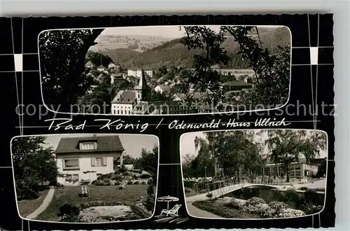AK / Ansichtskarte Bad Koenig Odenwald Panorama Haus Ullrich Kat. Bad Koenig