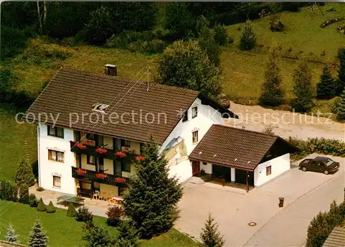 AK / Ansichtskarte Bayrisch Eisenstein Fliegeraufnahme Gaestehaus Erika Kat. Bayerisch Eisenstein