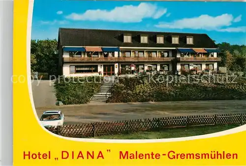 AK / Ansichtskarte Malente Gremsmuehlen Hotel Diana Kat. Malente