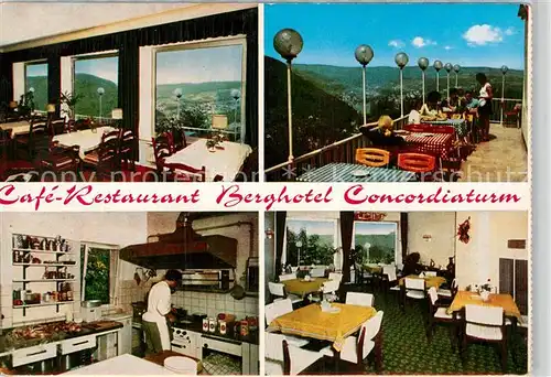 AK / Ansichtskarte Bad Ems Cafe Restaurant Berghotel Concordiaturm Kat. Bad Ems
