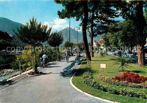 AK / Ansichtskarte Merano Suedtirol Promenade Passier  Kat. Merano