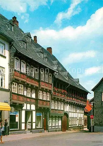 AK / Ansichtskarte Goslar Fachwerkhaeuser obere Baeckerstrasse  Kat. Goslar