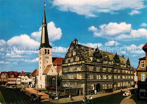 AK / Ansichtskarte Hameln Weser Hochzeitshaus Marktkirche