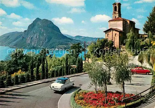AK / Ansichtskarte Lugano TI chiesa di Castagnola e S. Salvatore Kat. Lugano