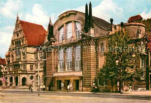 AK / Ansichtskarte Bielefeld Stadttheater und Rathaus Kat. Bielefeld