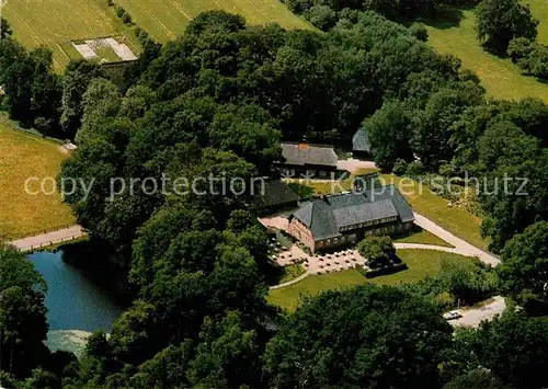 AK / Ansichtskarte Niederhaverbeck Fliegeraufnahme Naturschutzpark Lueneburger Heide Gasthof Haverbeckhof Kat. Bispingen