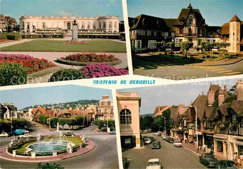 AK / Ansichtskarte Deauville Le Casino La Mairie Place Morny Rue du Casino Kat. Deauville