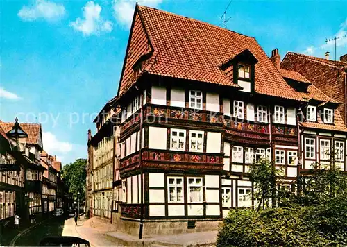 AK / Ansichtskarte Hildesheim Werner sche Haus am Hinteren Bruehl Fachwerkhaeuser Altstadt Kat. Hildesheim