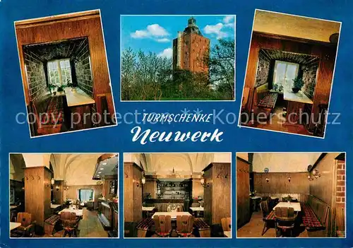 AK / Ansichtskarte Neuwerk Cuxhaven Nordseebad Turmschenke im alten Leuchtturm