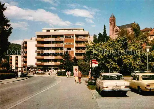 AK / Ansichtskarte Bad Herrenalb Ortsmotiv mit Kirche Kurort im Schwarzwald Kat. Bad Herrenalb