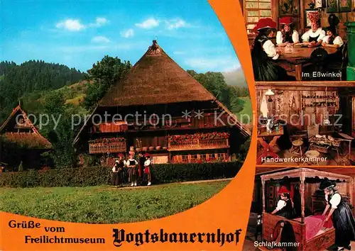 AK / Ansichtskarte Gutach Schwarzwald Schwarzwaelder Freilichtmuseum Vogtsbauernhof im Gutachtal Kat. Gutach