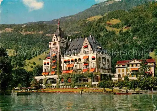 AK / Ansichtskarte Vitznau Vierwaldstaettersee Parkhotel Ansicht vom See aus Kat. Vitznau