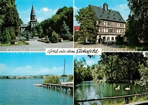AK / Ansichtskarte Thueringen Region Germershausen Gieboldehausen Seeburger See Rhumequelle im Eichsfeld Kat. Erfurt