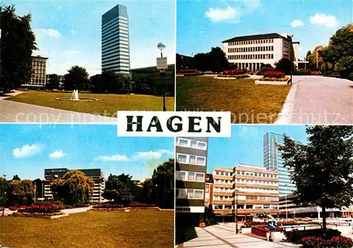 AK / Ansichtskarte Hagen Westfalen Mittelstadt Hochhaus Platz Kat. Hagen