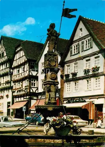 AK / Ansichtskarte Fritzlar Brunnen Altstadt Fachwerkhaeuser Kat. Fritzlar