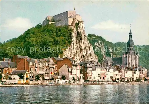 AK / Ansichtskarte Dinant Wallonie La Meuse et la Citadelle Cathedrale Kat. Dinant