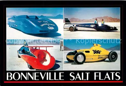 AK / Ansichtskarte Autorennen Bonneville Salt Flats  Kat. Autos