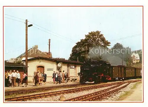 AK / Ansichtskarte Lokomotive Bahnhof Neudorf  Kat. Eisenbahn