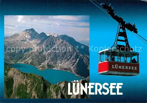 AK / Ansichtskarte Seilbahn Luenersee Brand Scesaplana Vorarlberg  Kat. Bahnen
