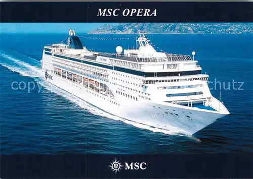 AK / Ansichtskarte Schiffe Ships Navires MSC Opera 
