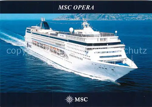 AK / Ansichtskarte Schiffe Ships Navires MSC Opera 