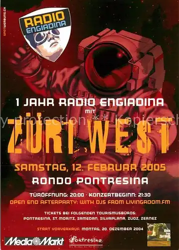 AK / Ansichtskarte Radio Radio Engiadina Zueri West Rondo Pontresina  Kat. Technik