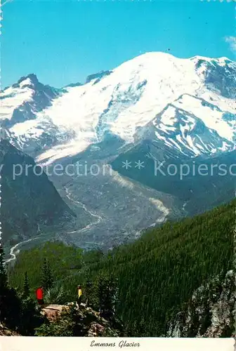 AK / Ansichtskarte Gletscher Mount Rainier National Park Emmons Glacier  Kat. Berge