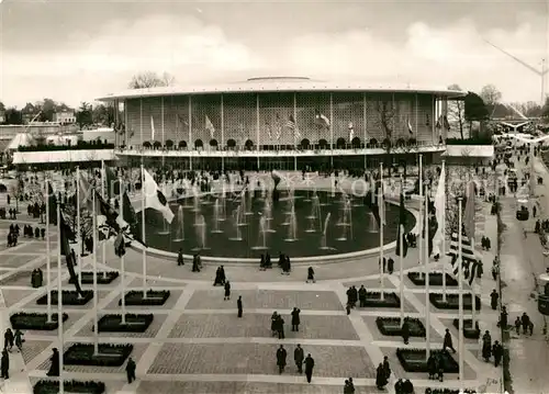AK / Ansichtskarte Exposition Universelle Bruxelles 1958 Pavillon Etats Unis  Kat. Expositions