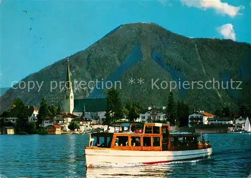 AK / Ansichtskarte Motorboote Tegernsee Rottach Egern Wallberg  Kat. Schiffe