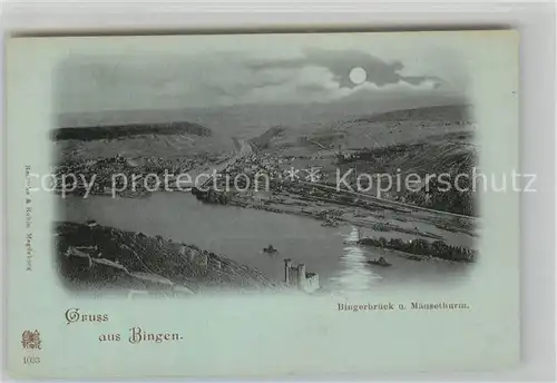 AK / Ansichtskarte Bingen Rhein Bingerbrueck Maeuseturm  Kat. Bingen am Rhein