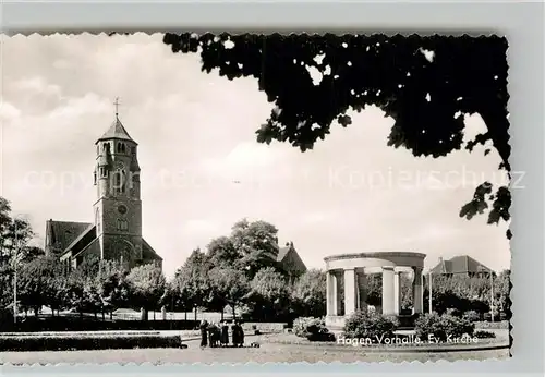 AK / Ansichtskarte Vorhalle Evangelische Kirche Kat. Hagen