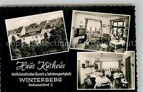 AK / Ansichtskarte Winterberg Hochsauerland Haus Kutheus Kat. Winterberg